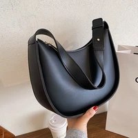 brand women half moon shoulder bags luxury design female crossbody bags fashion travel handbag casual purses new trend coin sac