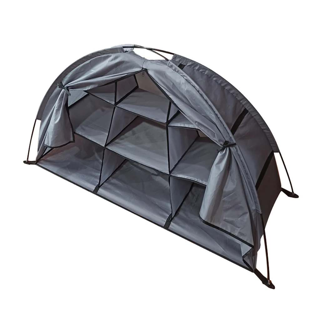 

Camping Shoes Storage Organizer 9 Shelves Foldable RV Tent Clothes Rack Container Supplies Shoe Case Outdoor Travel