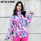 Зимняя Лыжная куртка для женщин, водонепроницаемая, ветрозащитная, теплая, для снега до-30 градусов, уличное пальто высокого качества, брендовая куртка для катания на лыжах и сноуборде