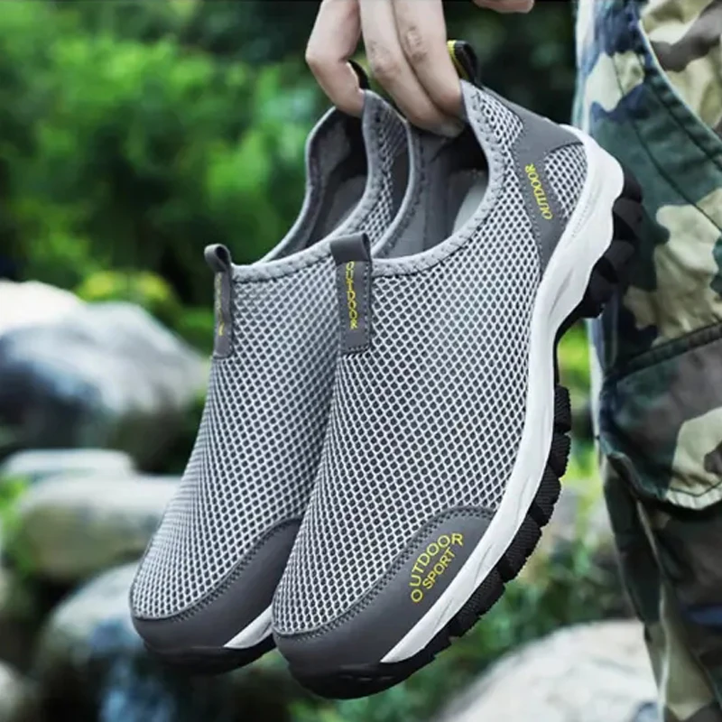 Mesh Men Casual Shoes Outdoor Water Sneakers Men Trainers Non-slip Climbing Hiking Shoes Breathable Men's Treking Shoe
