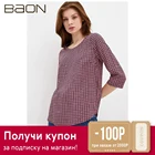 Женская блузка с геометрическим орнаментом Baon B170039
