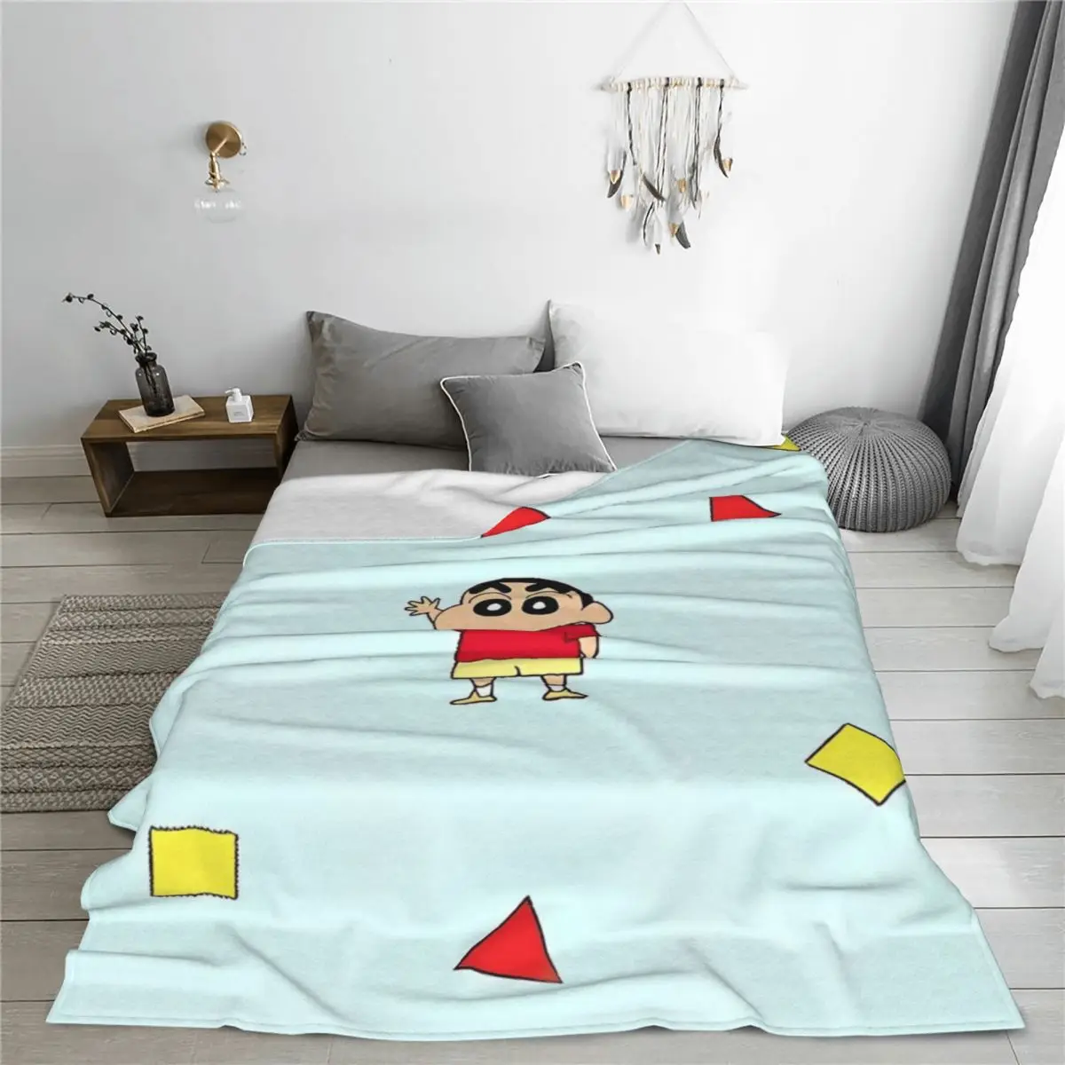 Официальное милое постельное белье Crayon Shin-chan флисовые одеяла осень/зима