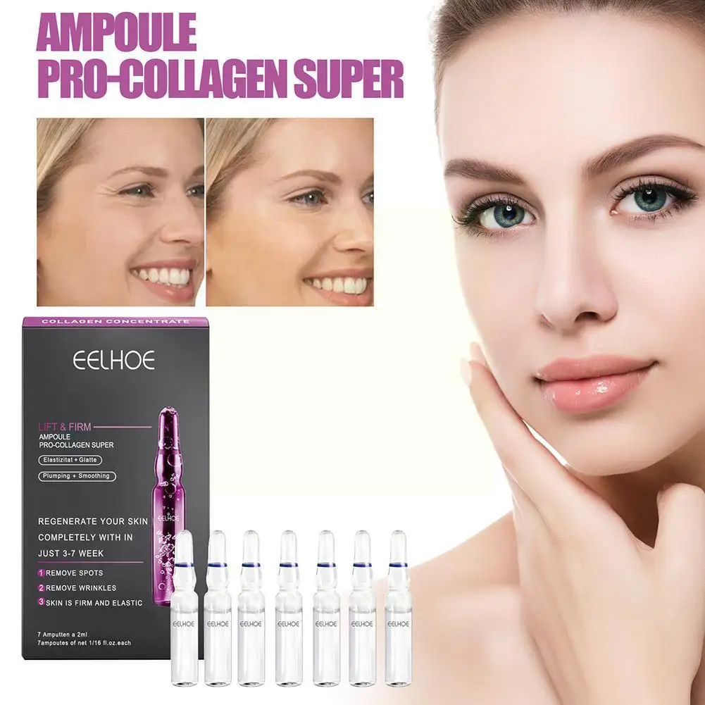 

Коллагеновая ампула для лифтинга Сыворотка для осветления против морщин Укрепляющая кислота ампула увлажняющая лифтинг гиалуроновая сыво...