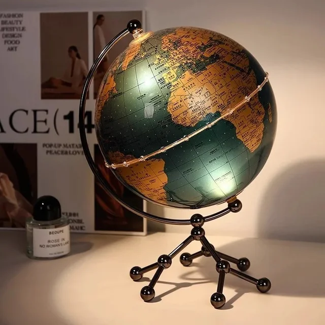 Металлический глобус винтаж