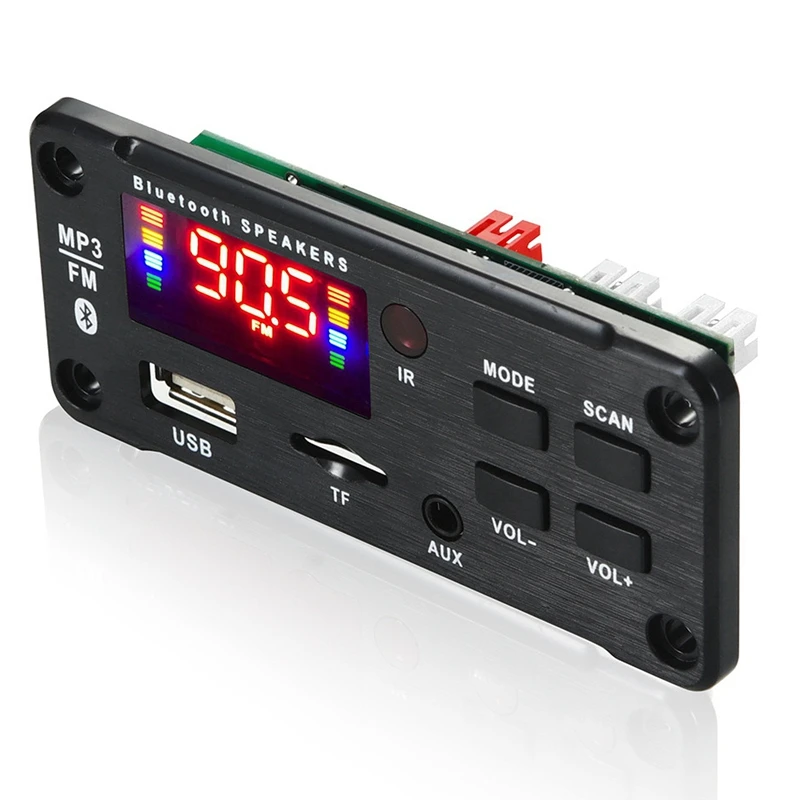 MP3 Bluetooth декодер плата 2X25W USB FM радио TF 3 5 мм AUX музыкальный плеер для автомобиля