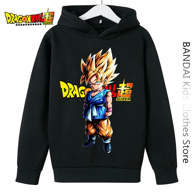 

2023 Year Children Dragon Ball Anime Sweatshirts for Boy Long Sleeve Boy Top Kids Spring Fall Clothes 2-12 Age Goku Hoodie