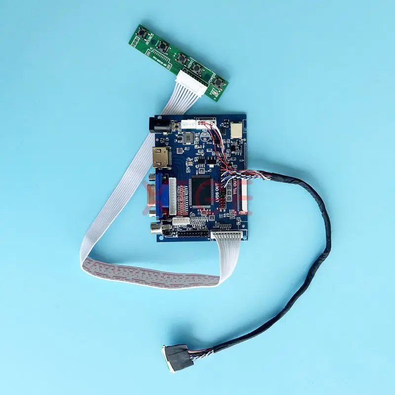 

Controller Driver Board Fit LTN156KT02-101/301/C01 15.6" LCD Monitor HDMI-Compatible 1600*900 DIY Modify Kit 40-Pin LVDS 2AV VGA