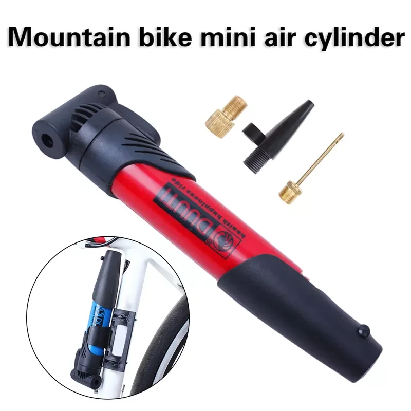 

Bicycle Pump Aluminum Alloy Portable Cycling Air Pump Presta Bike Foot Pump