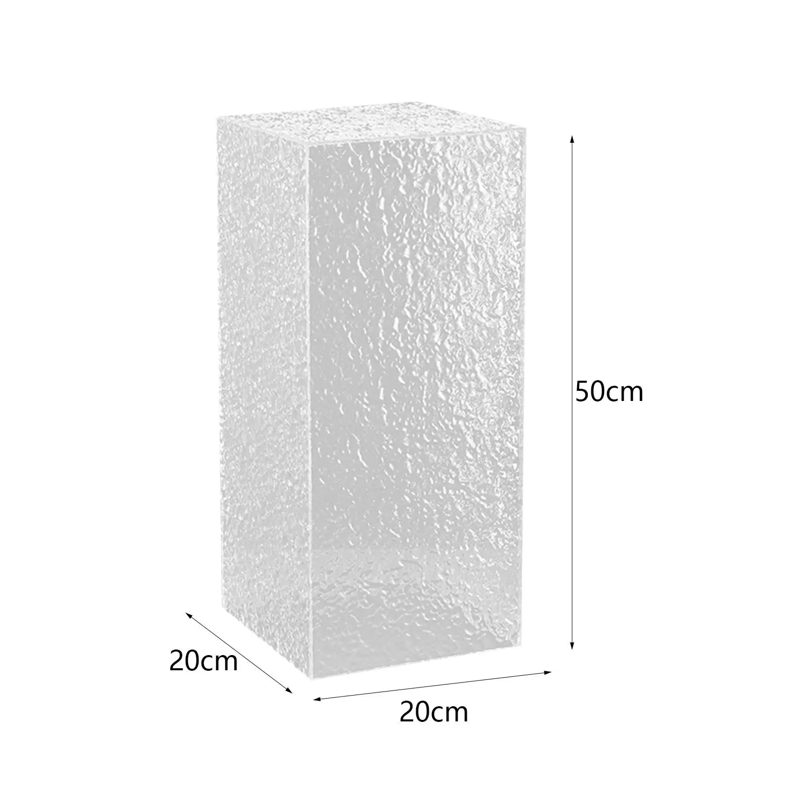 Акриловая рябь подставка для десерта каменный узор дисплея чайных закусок еды