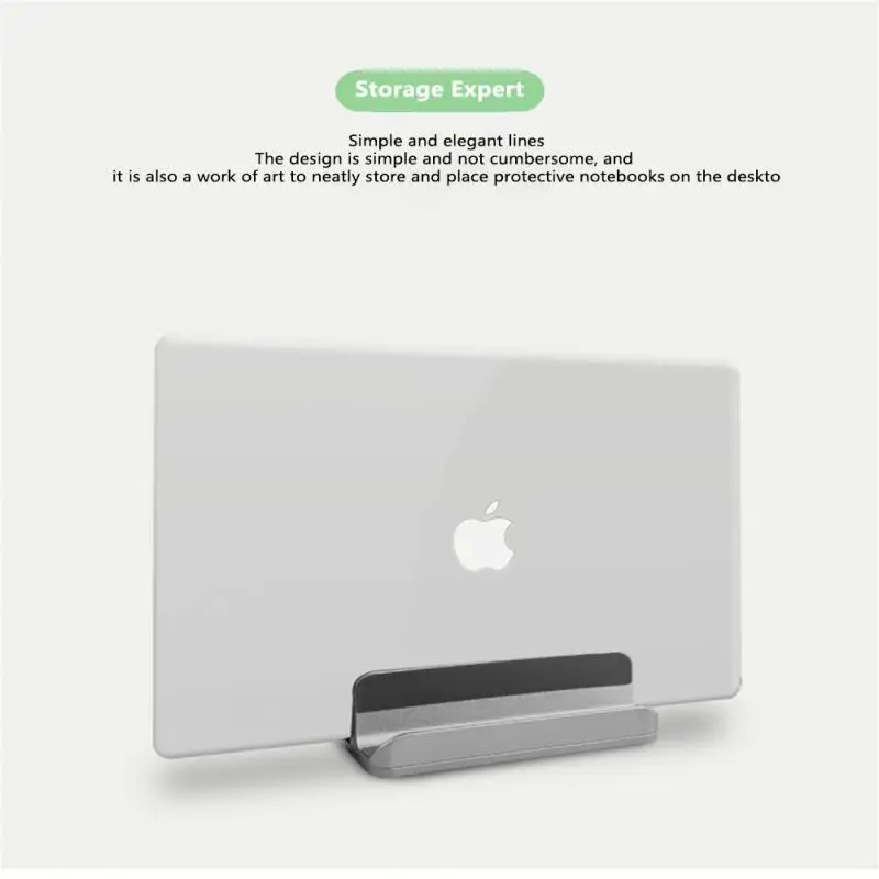 

Вертикальная подставка для ноутбука MacBook Air, Регулируемый складной держатель из алюминиевого сплава, Аксессуары для планшетов и ноутбуков