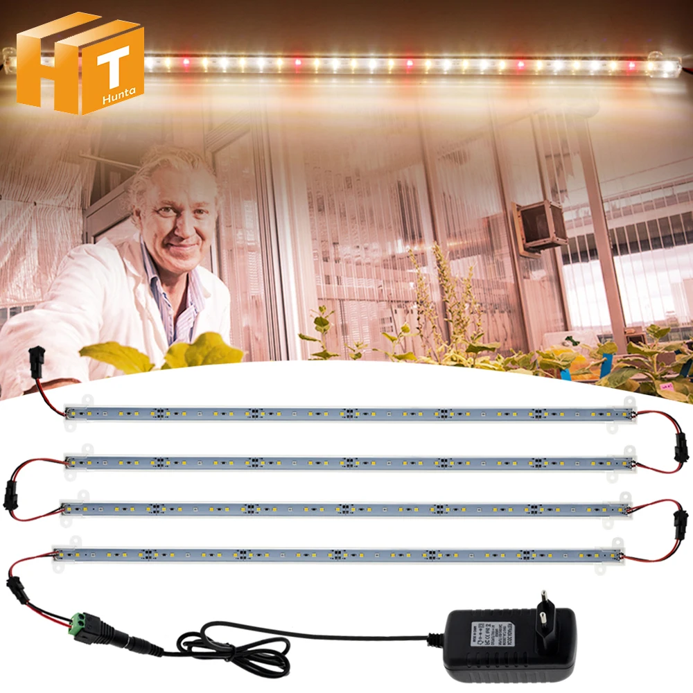 Tube 36leds 50cm For Aquarium Greenhouse 2835 High Luminous Efficiency For Indoor Flower Rack Plants Growing