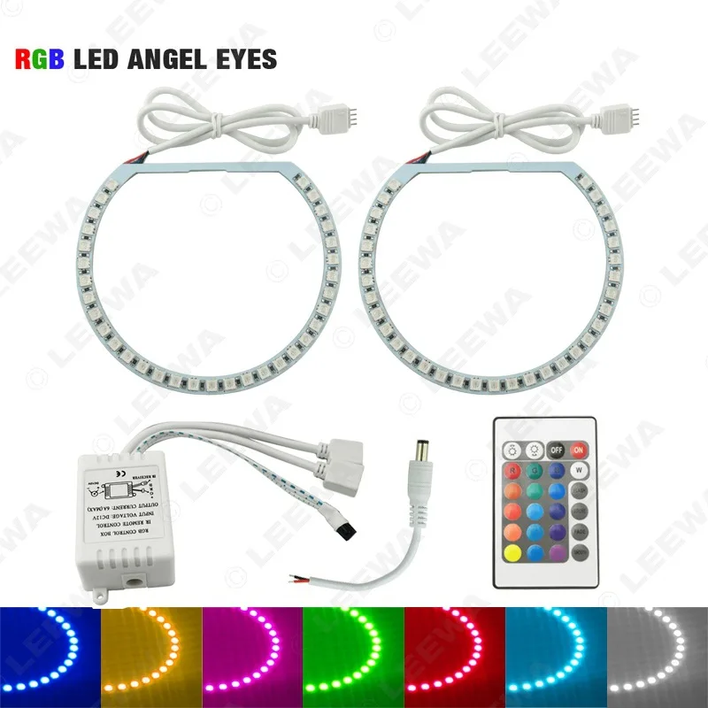 

Remote control RGB angel eye lamp is applicable to the aperture of for modern spectrum 05-06 modified angel eye headlamp