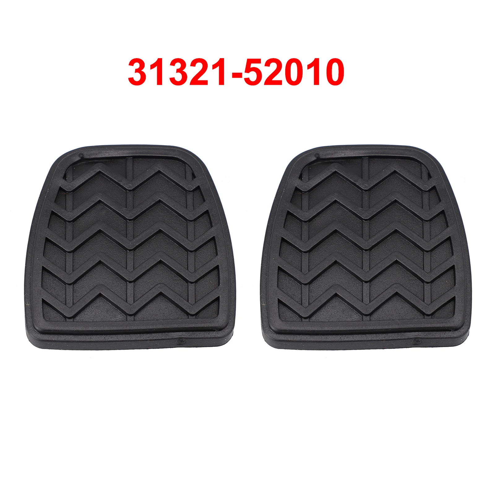 Автомобильные аксессуары резиновые накладки на педали черные для Corolla 2003-2008 2 шт.