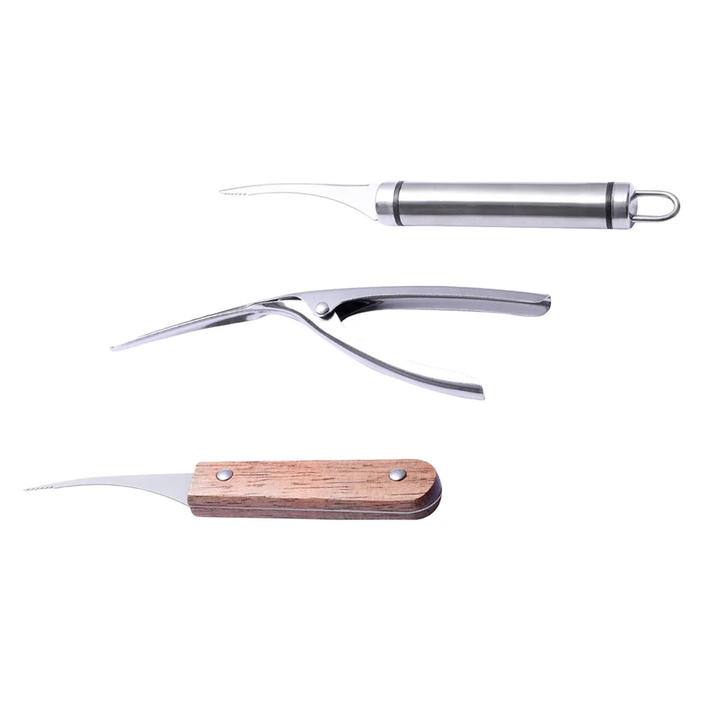 

Shrimp Prawn Peeler Tools Tool Deveiner Seafood Peeling Cleaning Cleaner Shell Line Peelers Opener Deveining