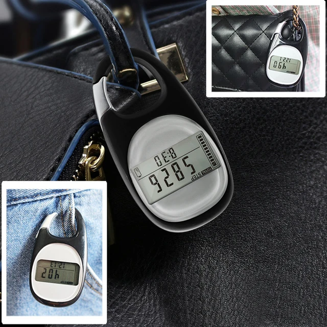 Step Counter Portable Digital Sports Calorie Counting Walking Distance Exercise Pedometer for Camping Hiking Fitness Equipment 3