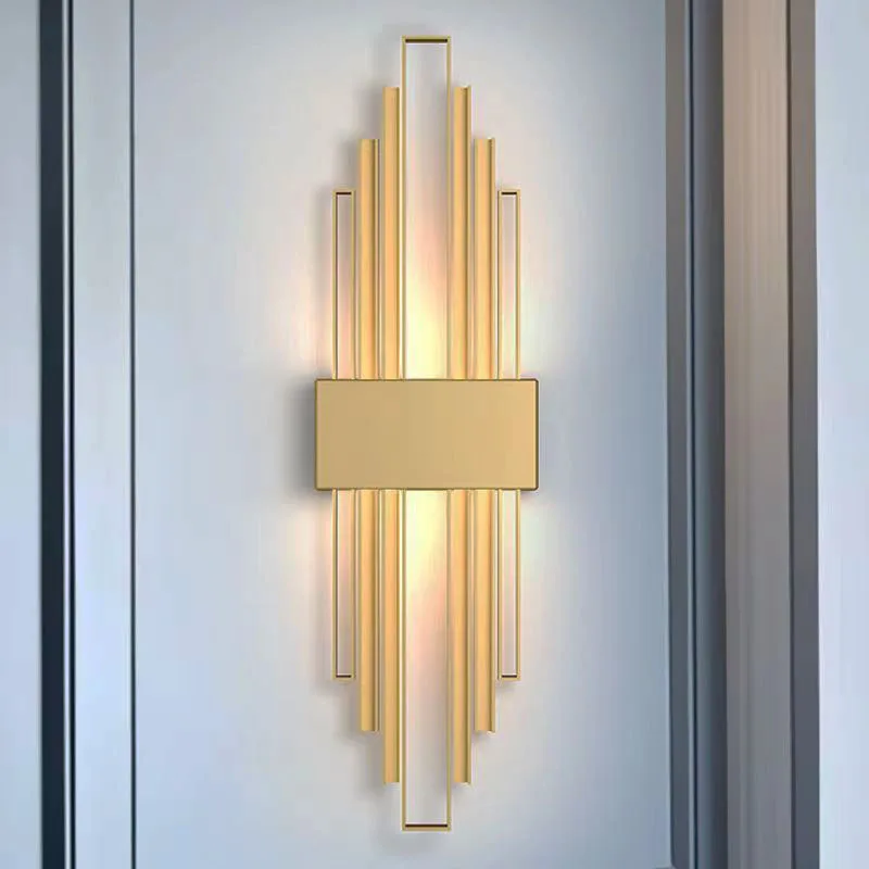 

2023 New High end LED Wall Lamp Indoor Lighting Decoration Hotel Guestroom Corridor Shopping Mall Project Lighting Background