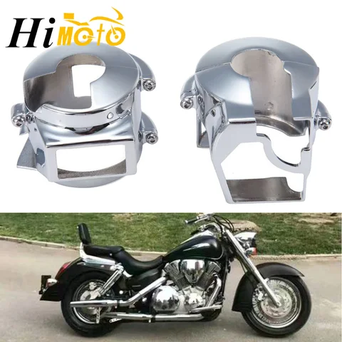 Хромированные Чехлы для мотоциклетных выключателей Honda Shadow VTX1300 03-09, VT1300 10-13, VT600 VLX600 Shadow VT750 Spirit ACE Aero