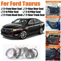 brand new car door seal kit soundproof rubber weather draft seal strip wind noise reduction fit for ford taurus