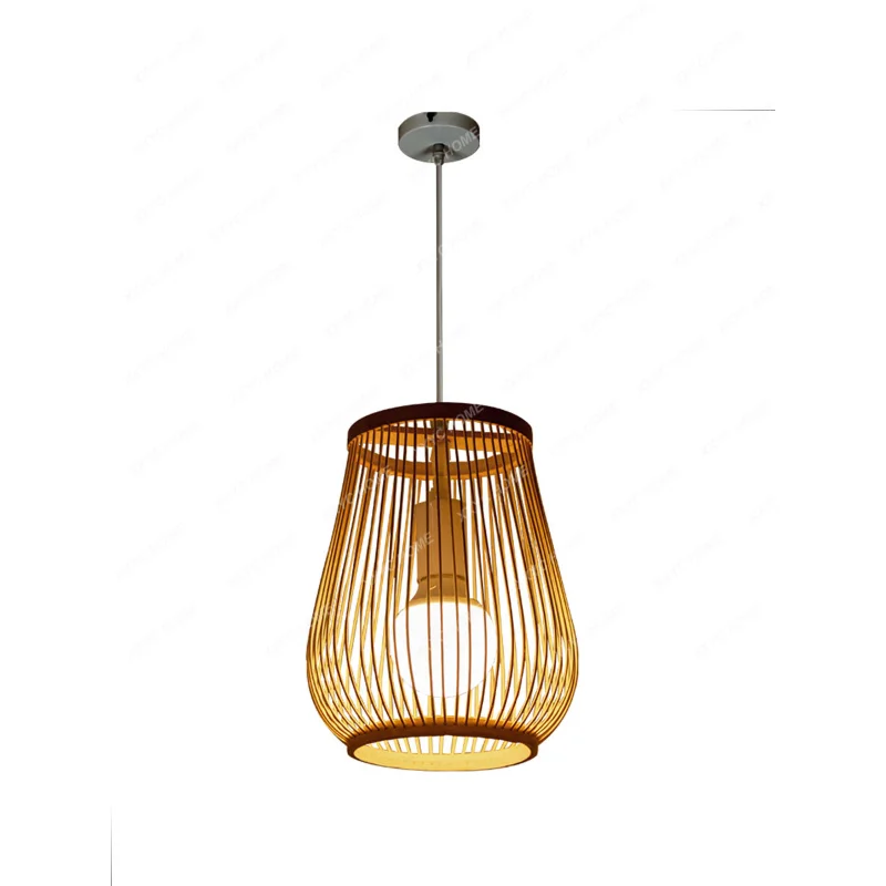 

Бамбуковый фонарь для горячего горшка, чайная комната, лампа из бамбука, Новый светильник в китайском стиле для столовой