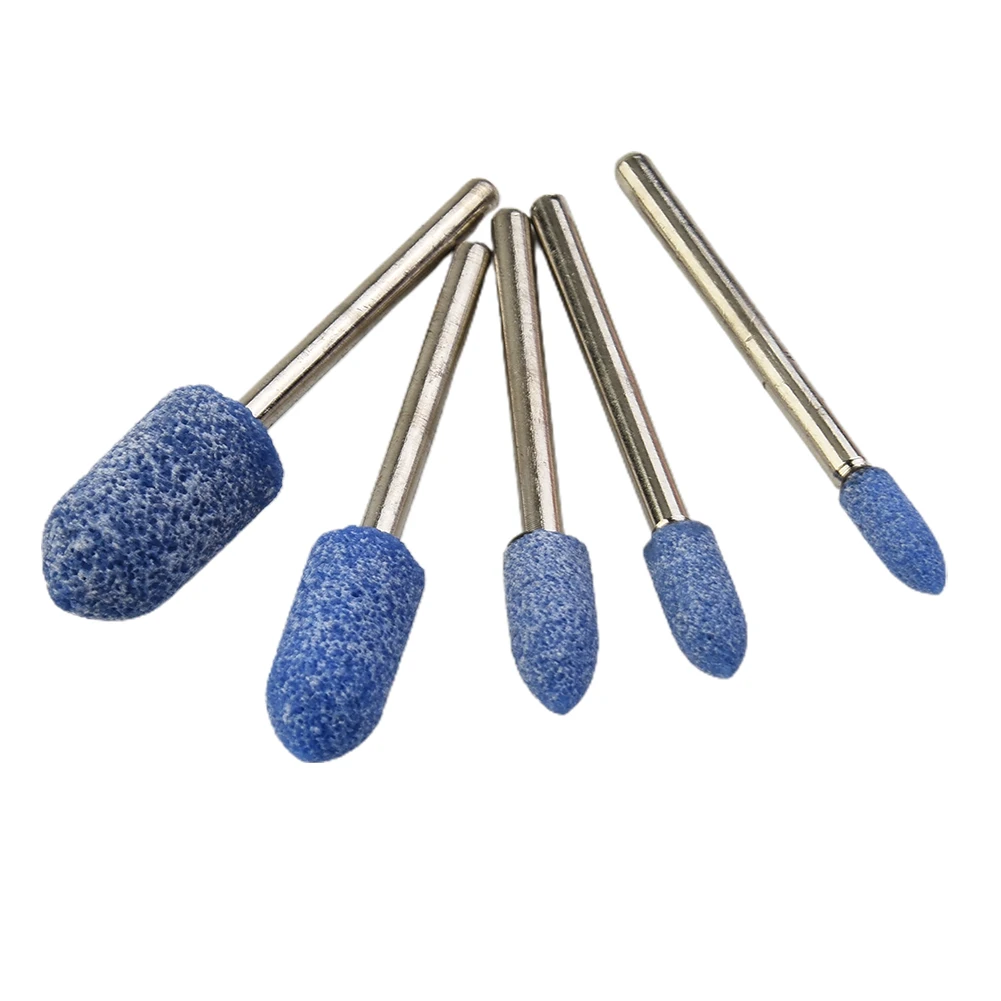 

10Pcs Grinding Wheel Head Ceramic Stone Polishing Grinding Rotary Die Grinder Drill Bit Tool 3mm Handle Flint Electric Grinder
