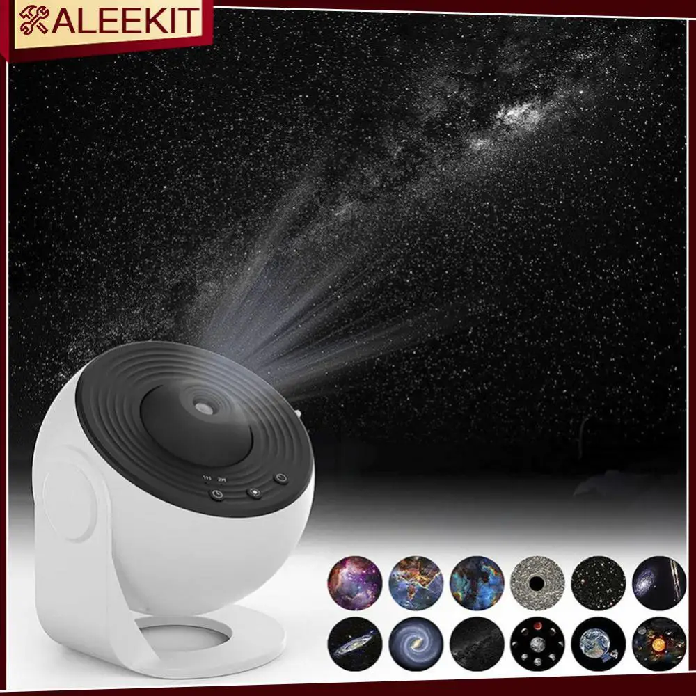 

Homestar Rotating Focusing 6500k True White Light Galaxy Projection Light High Definition Image Large Projection Precise Color