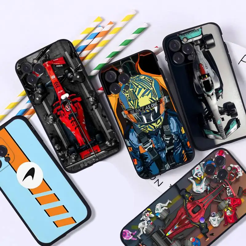 

Formula 1 F1 Phone Case Silicone Soft for iphone 14 13 12 11 Pro Mini XS MAX 8 7 6 Plus X XS XR Cover
