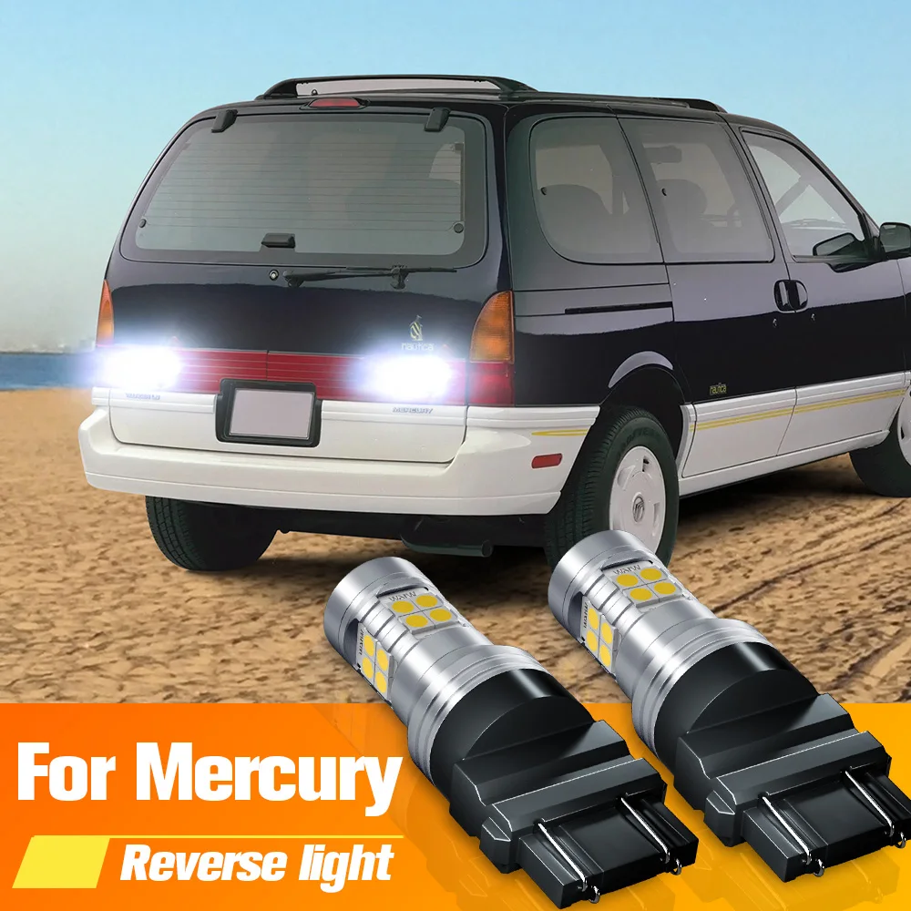 

2pcs LED Backup Light Blub Reverse Lamp T25 3157 3156 Canbus For Mercury Grand Marquis 1997-2011 Mountaineer Marauder Monterey