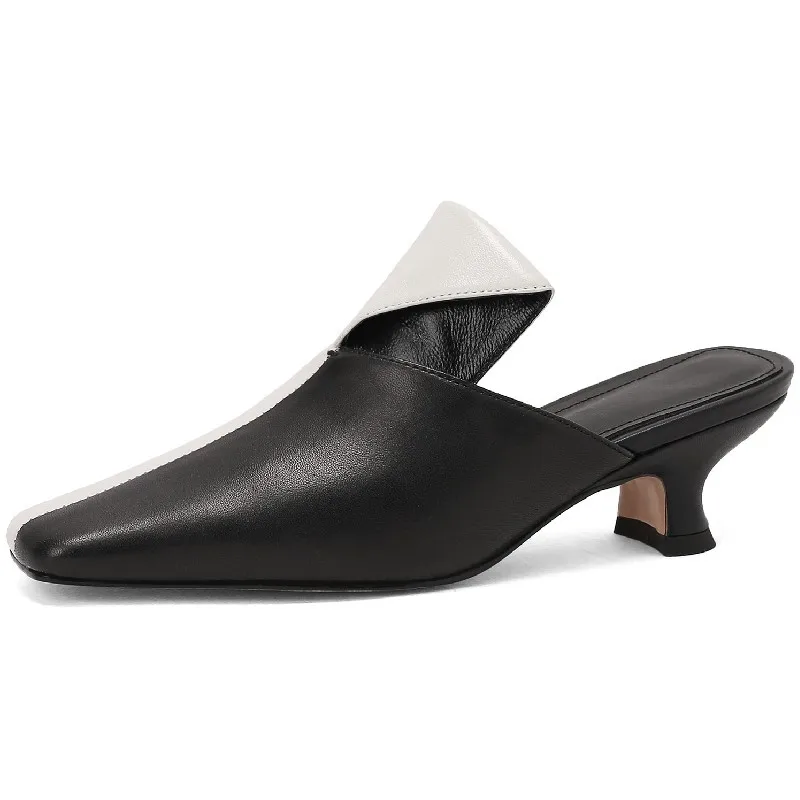 

Женские сандалии Dilalula из натуральной кожи, офисные лаконичные туфли, разные цвета, весна-лето