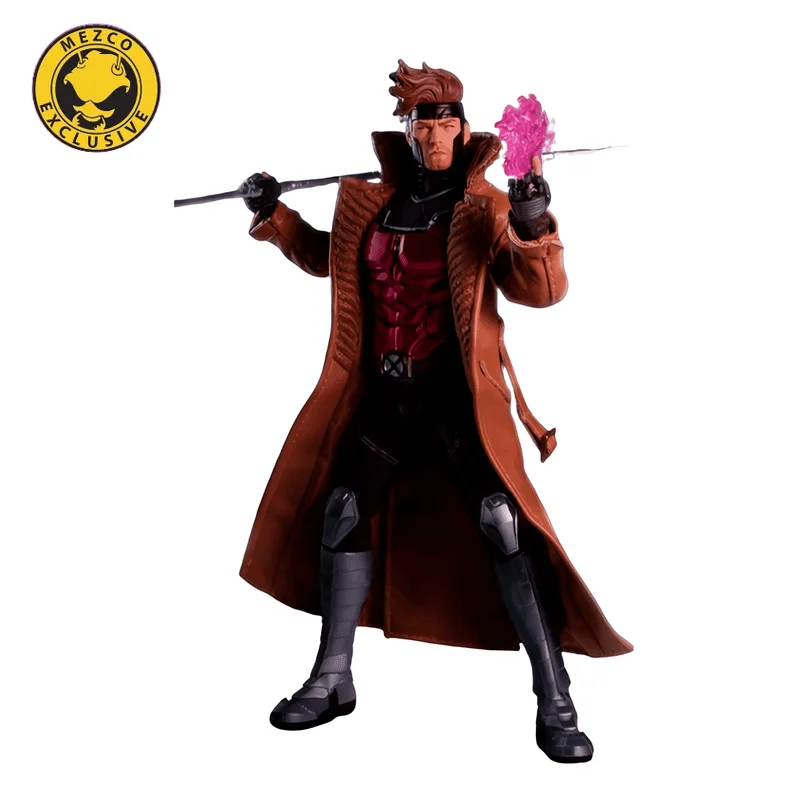 

Mezco Toyz One-12 Collective Marvel Gambit Action Figure Anime Figure Model Collective Toys Children's Holiday Gift