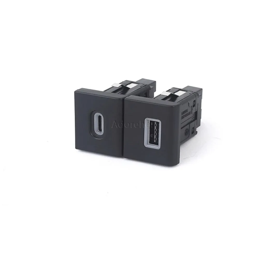 Автомобильная быстрая зарядка двойная QC3.0 USB PD телефона адаптер интерфейса для