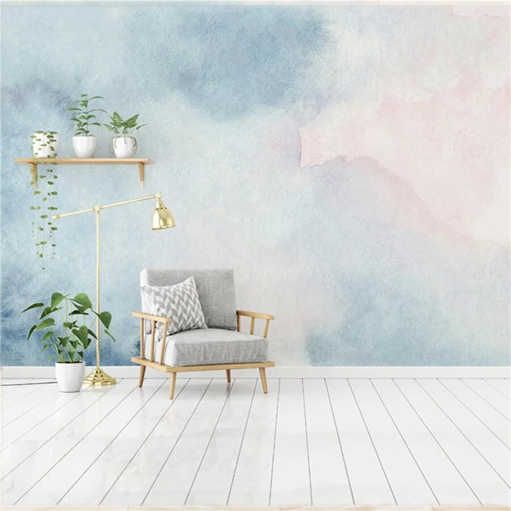 

Custom ink gradient Mural Wallpaper 3D wall Painting Living Room Bedroom Art landscape papel de parede 3D Wall Papers stickers