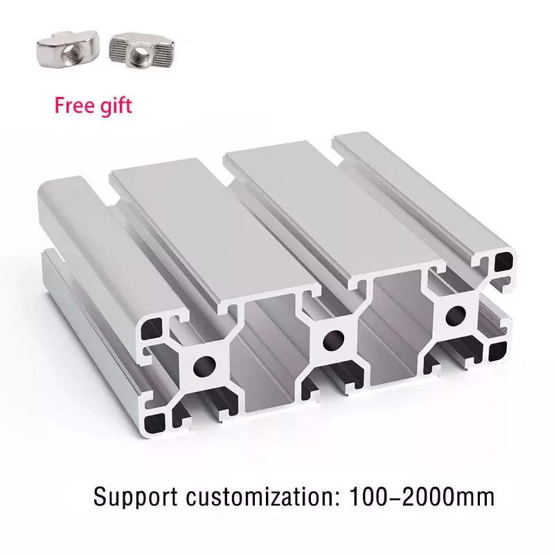 

40120 T-Slot Aluminum Profile Extrusion Frame Black 100-1200mm F Laser Engraving Machine CNC 3D Print Camera Slider Furnitur