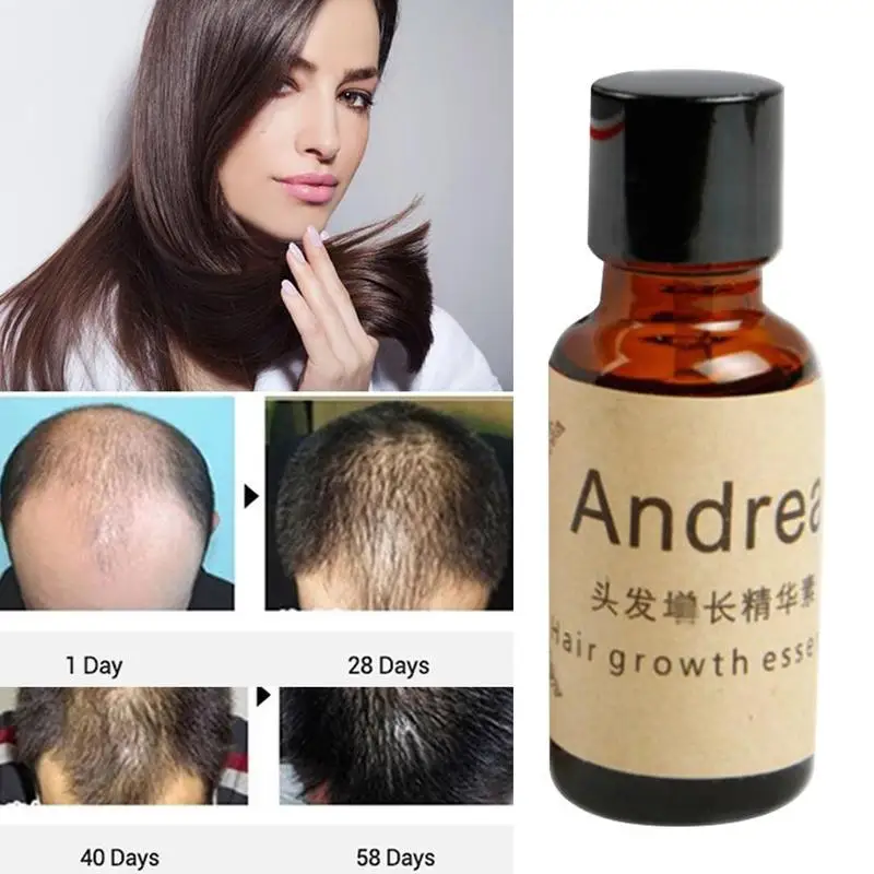 

Sdotter 5pcs Andrea Hair Growth Serum Oil Herbal Keratin Fast Hair Growth Alopecia Loss Liquid Ginger Sunburst Yuda Pilatory Oil