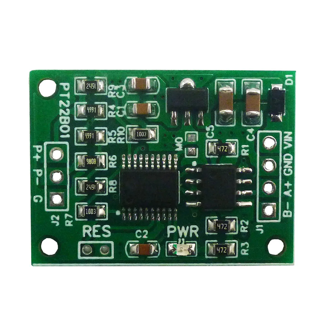 PT21A01 DC12V PT100 RTD преобразователь с RS485 Modbus RTU сенсором для точного контроля
