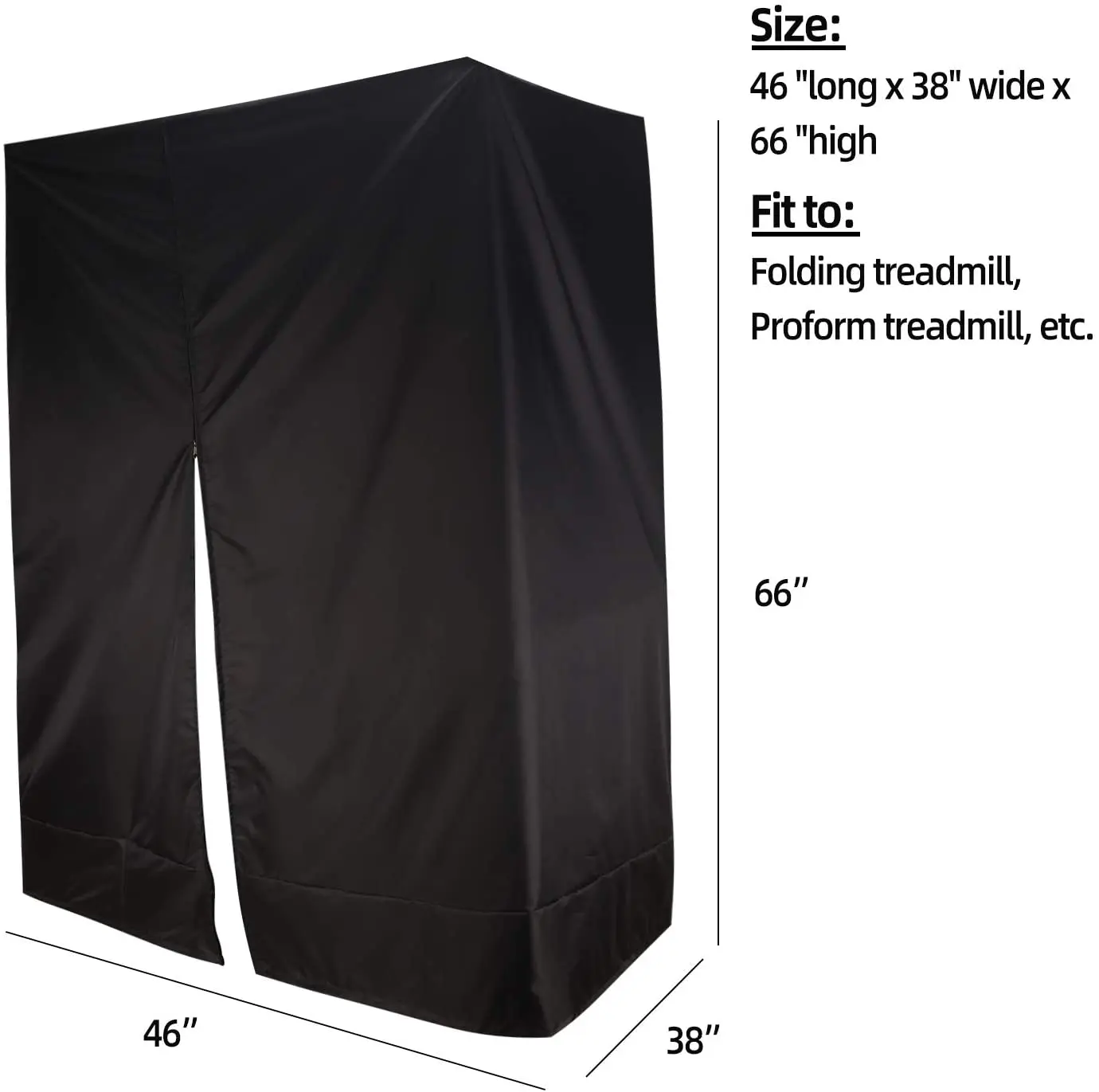 Водонепроницаемый чехол для беговой дорожки 2 размера складной пылезащитный
