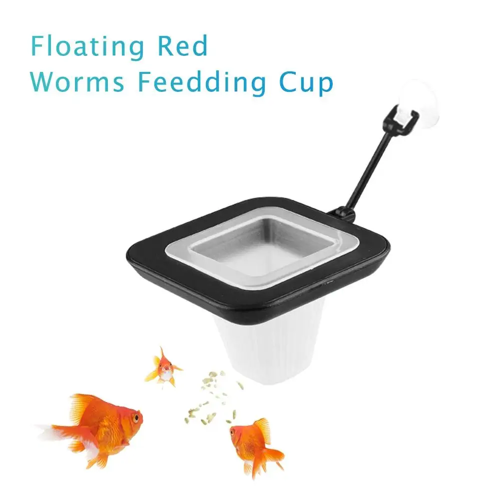 

Red Worm Feeding Cup Feeder Funnel Aquarium Fish Tank Supplies Accessories