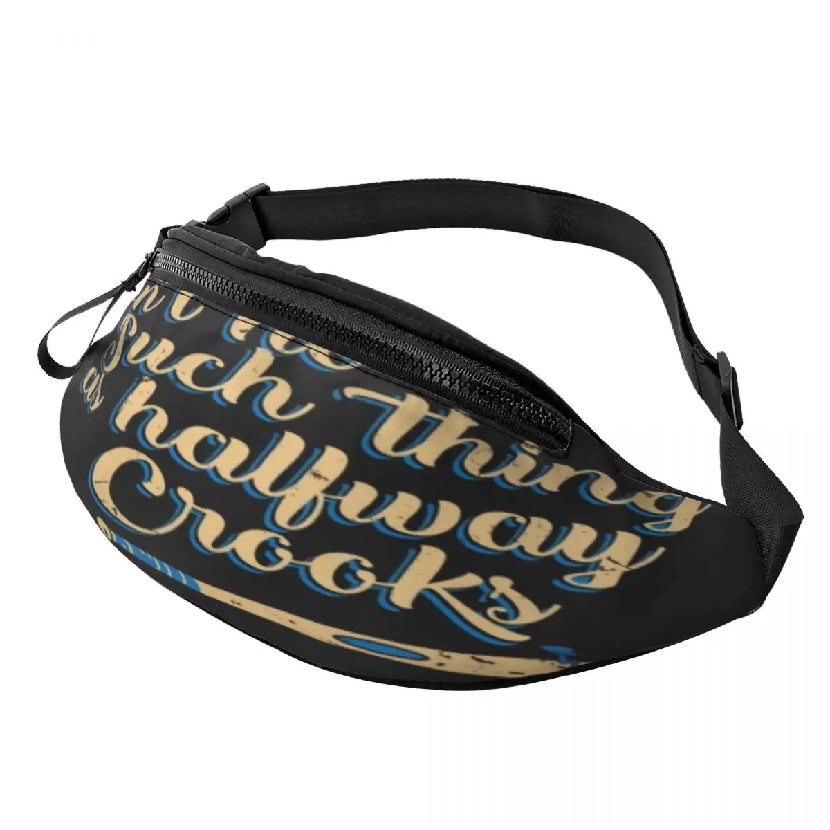 

Halfway Crooks Fanny Pack,Waist Bag Holiday Adjustable waistband Travel Crossbody Bag Multi-Style