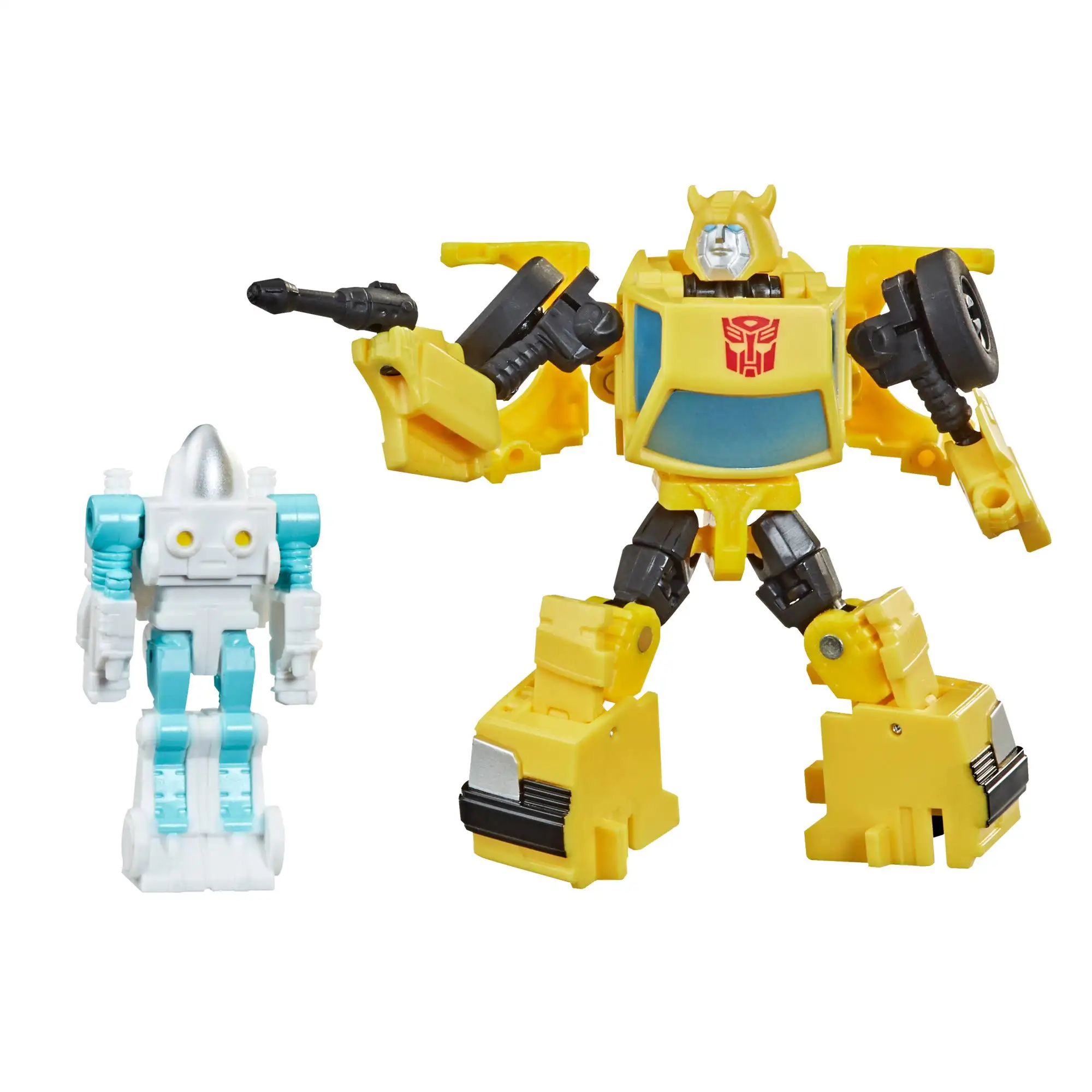 

Трансформеры Hasbro Buzzworthy War для Cybertron Core Bumblebee & Спайк Witwicky 2-комплект игрушек Gift F0926