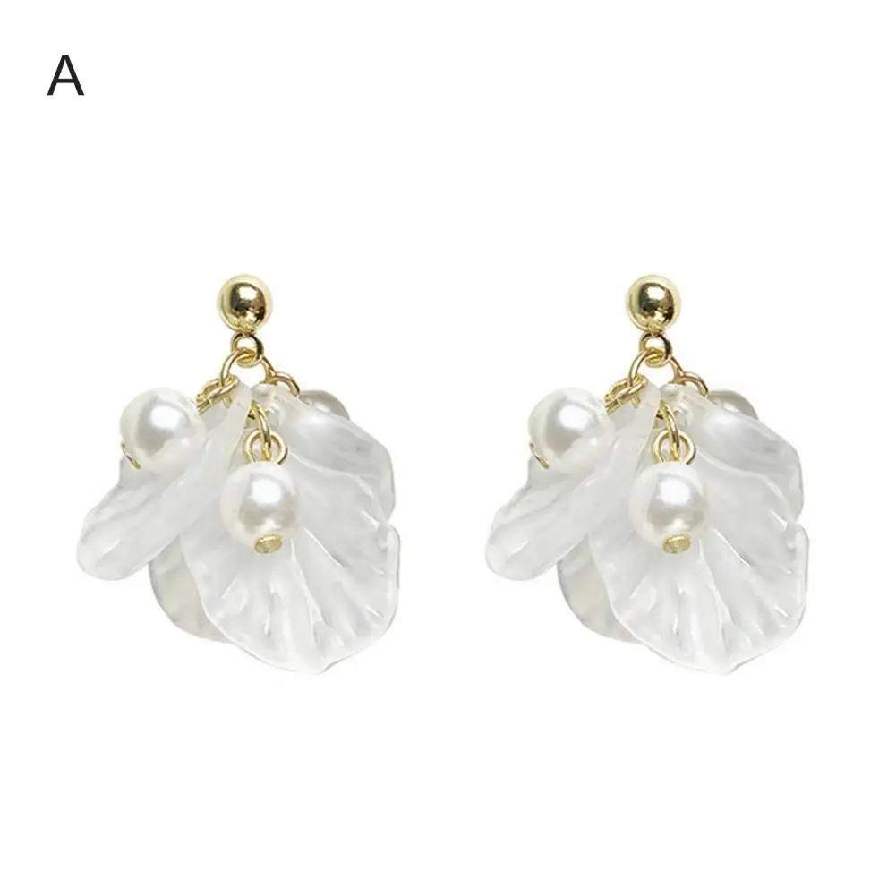 

Popular Drop Earrings Shiny Faux Pearls Decorative Fashion Earrings Women Earrings Earrings 1 Pair