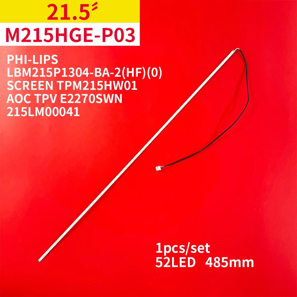 

Светодиодная лента TAPNM для телевизора 21,5", 52 LED