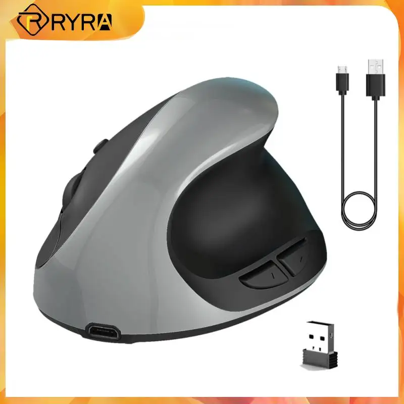 

RYRA 2.4GHz Wireless Mouse 1600DPI Rechargeable 6 Keys Gaming Mice With USB Receiver Optical Mouse Adjustable Computer Adapter