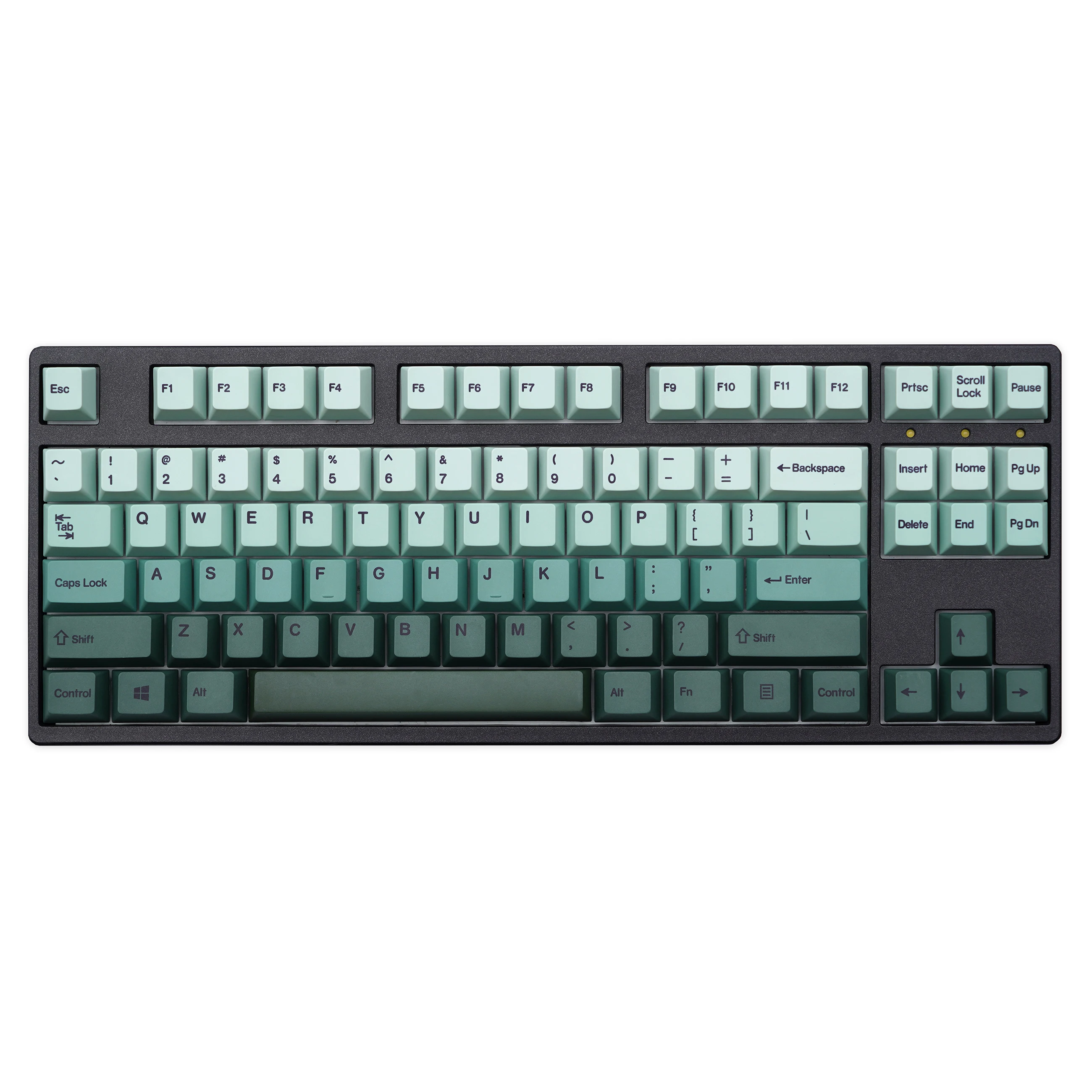 G-MKY Green Gradient Color Keycaps PBT Dye-Sublimated CHERRY