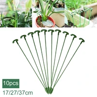 10pcspack plastic plant supports flower stand reusable protection fixing tool gardening supplies for vegetable holder bracket