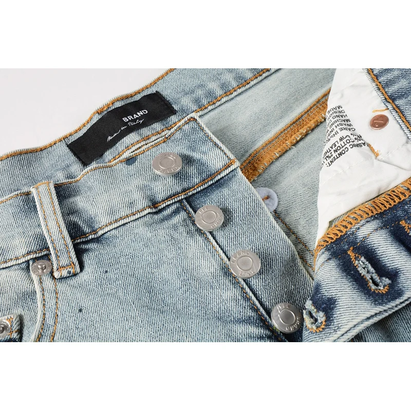 Женские летние Рваные джинсовые шорты в уличном стиле цвета индиго