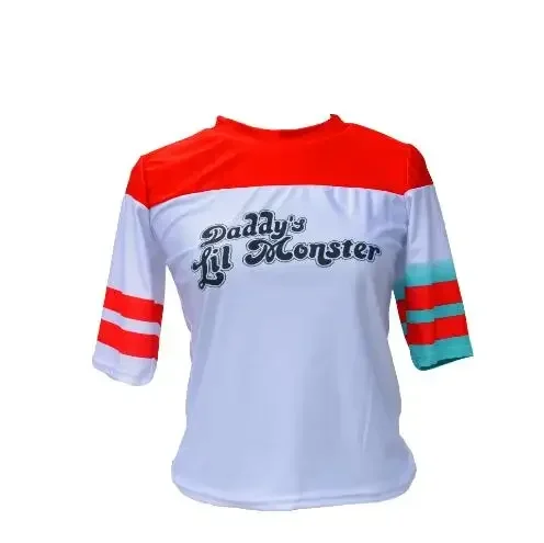 Детская футболка на Хэллоуин косплей костум Квинн отряд Харли монстр броки