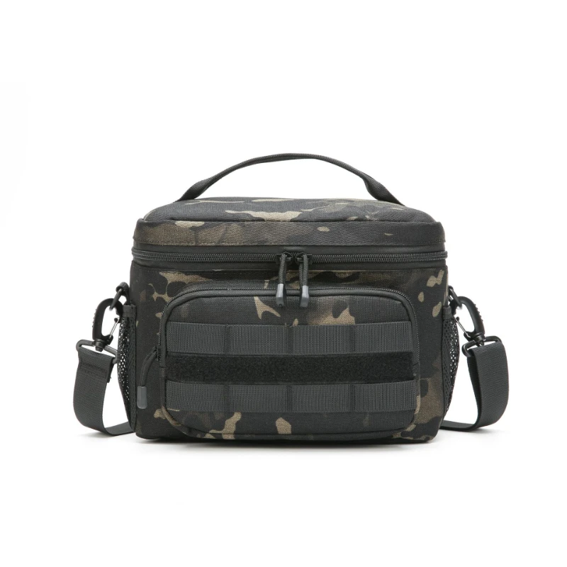 Box With Molle Net Pouch For Hunting Camping Fishing Work Picnic  Tactical Insulated Lunch Bag