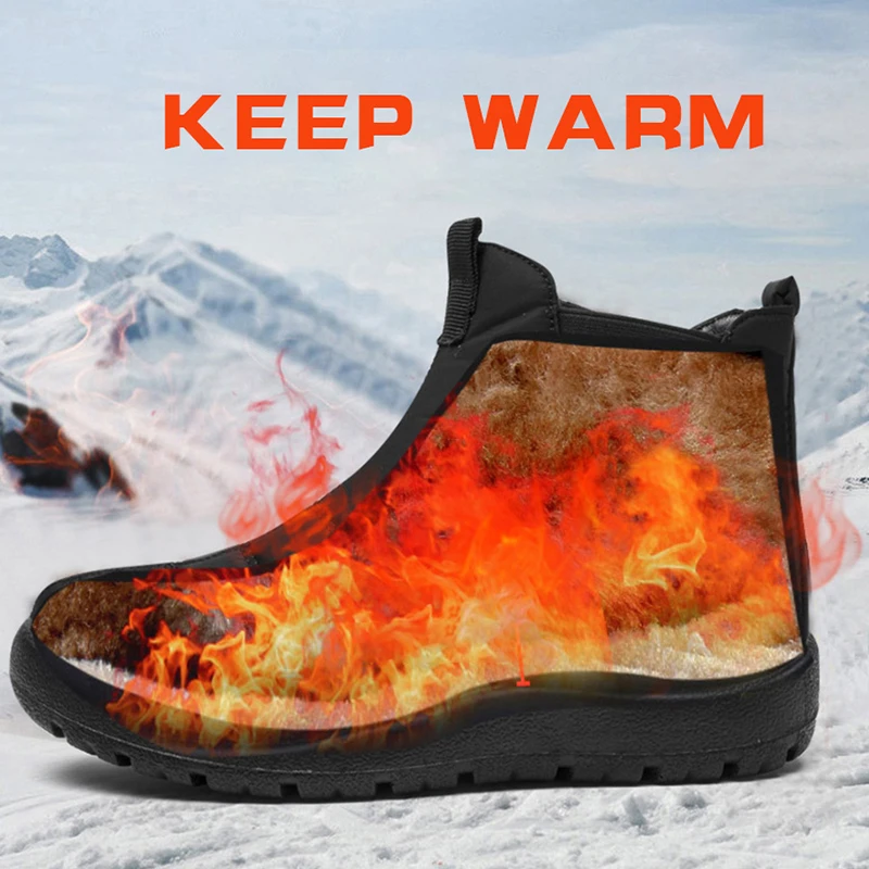 New Women Boots 2022 Fashion Waterproof Snow Boots For Winter Shoes Women Casual Lightweight Ankle Botas Mujer Warm Winter Boots