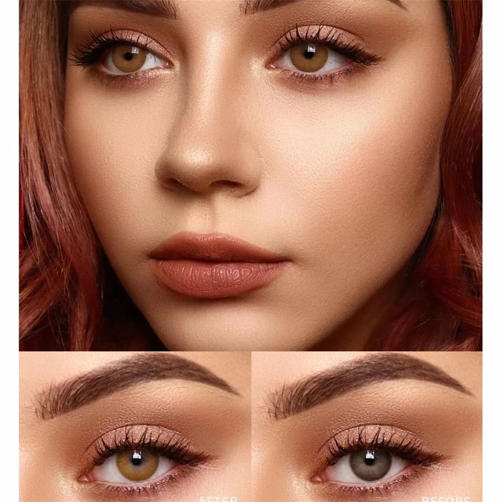 Контактные линзы для макияжа глаз 2 шт./пара