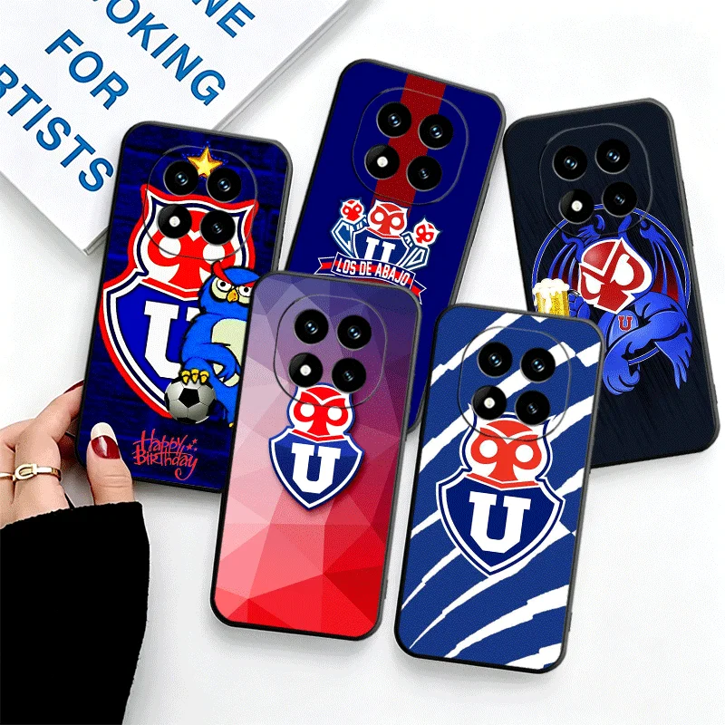 Фото Мягкий чехол для телефона Xiaomi Redmi Note 15 14 13 12 Pro Plus Chile U-University Logo 12S 11S 4G 11T 5G 10S 11E, черный чехол-накладка №5