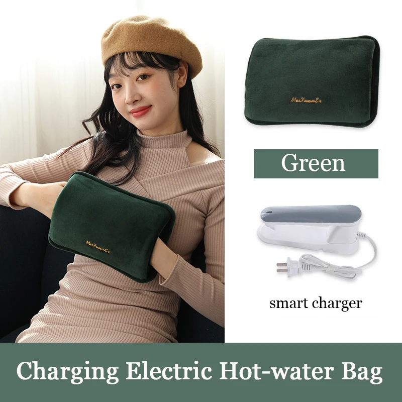 

2022 Winter Electric Hot Water Bag Hand Warmer Reusable Charging Hot Water Bottle Hand Inserted Hot Water Bag With Safe Charger